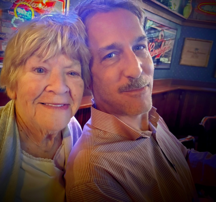 Jeff Graves, LuvLang founder, with his mom